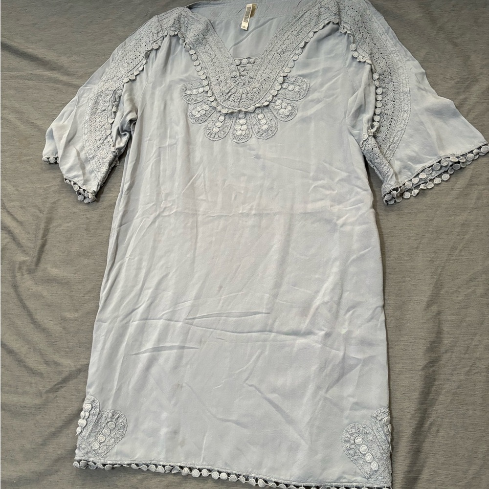 Elegant Light Gray Women's Dress